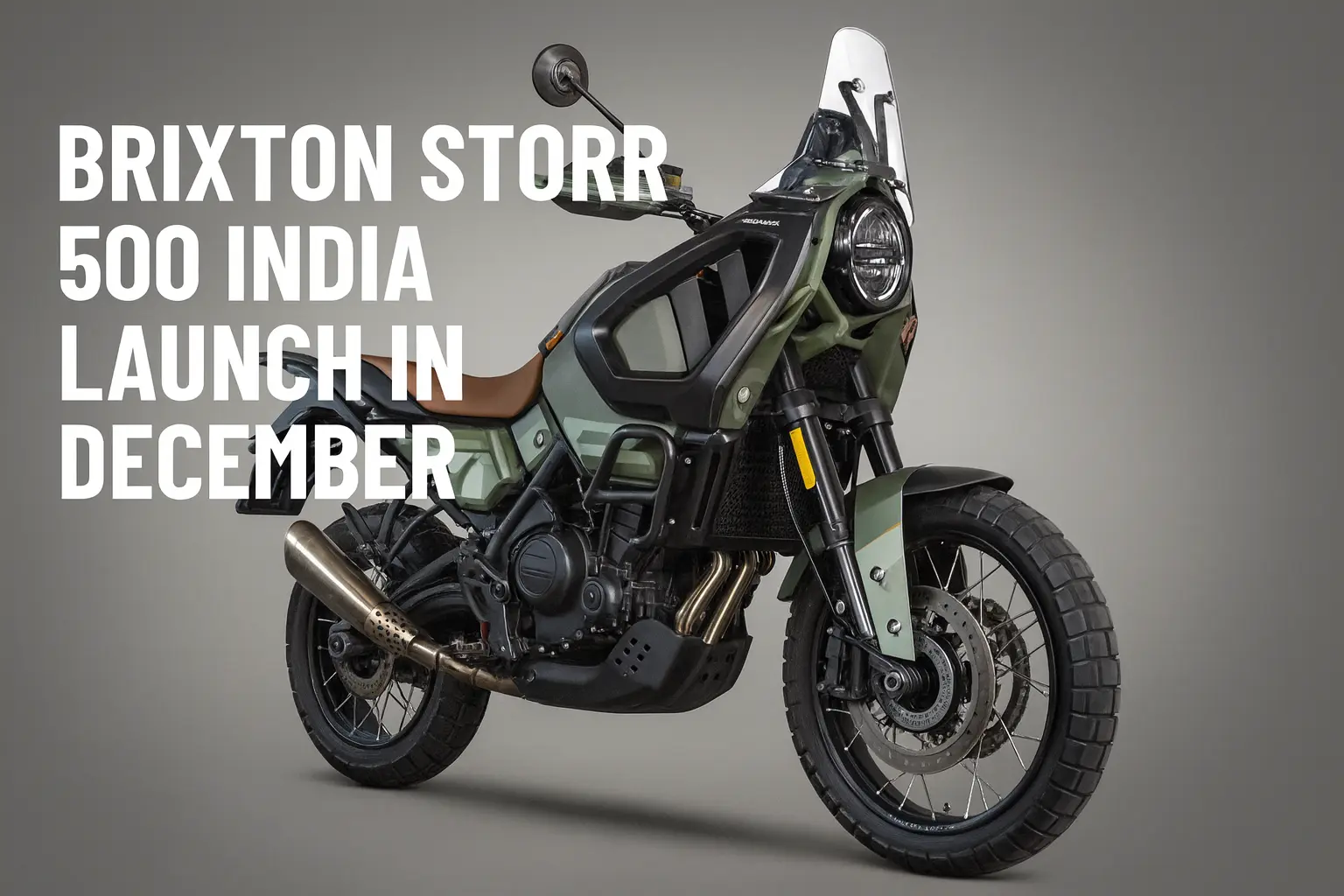 Brixton Storr 500 India Launch In December