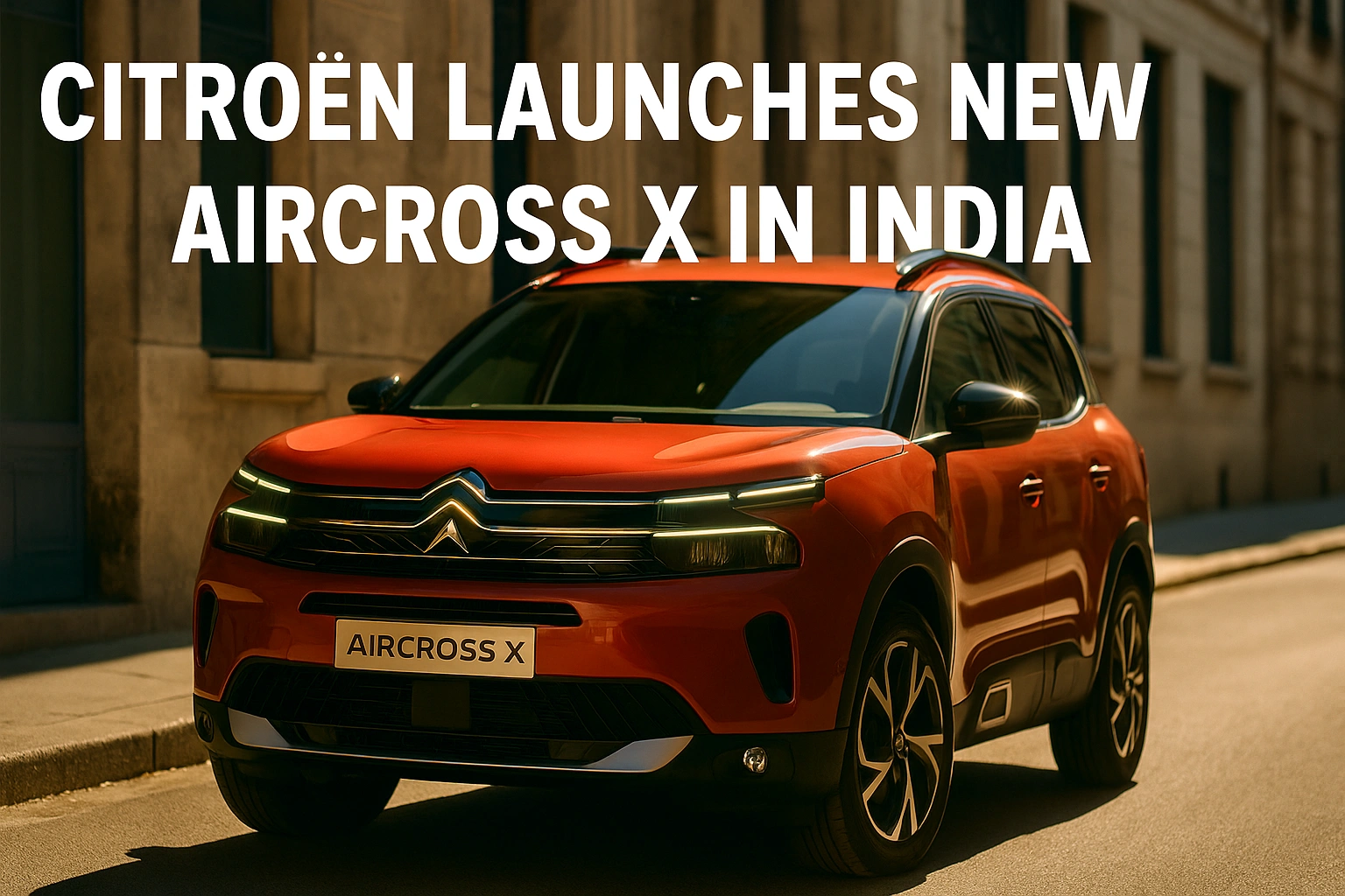 Citroen Launches New Aircross X in India – A Premium Family SUV with Comfort and Tech