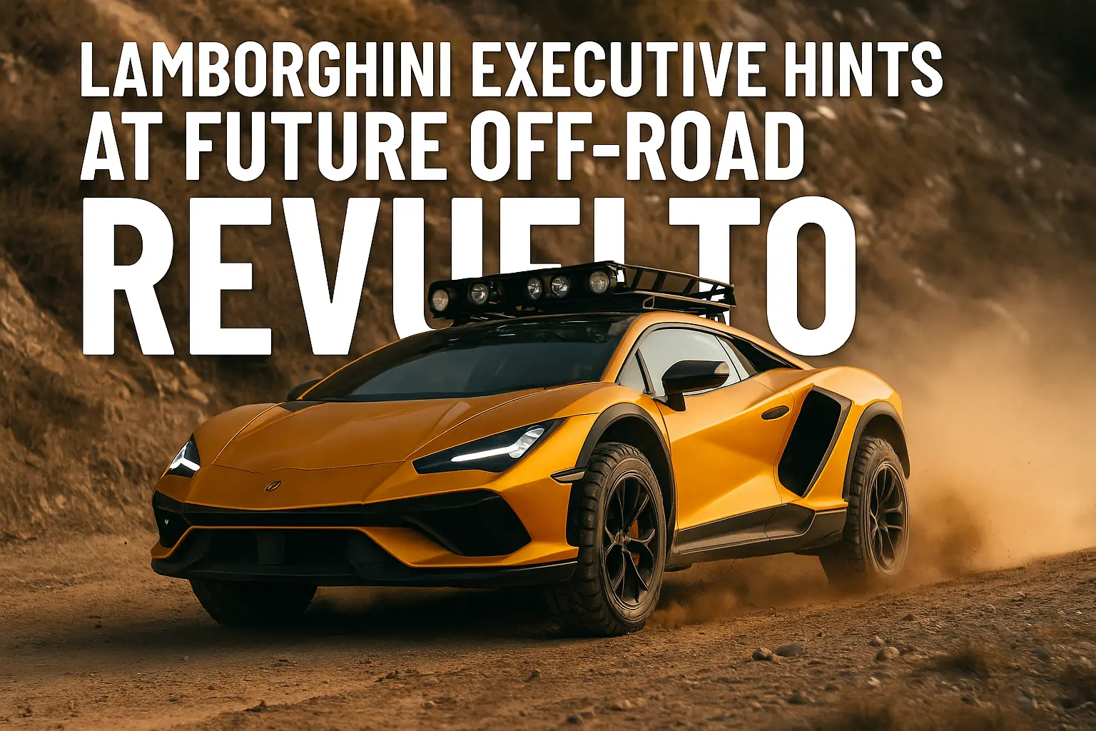 Lamborghini Executive Hints at Future Off-Road Revuelto