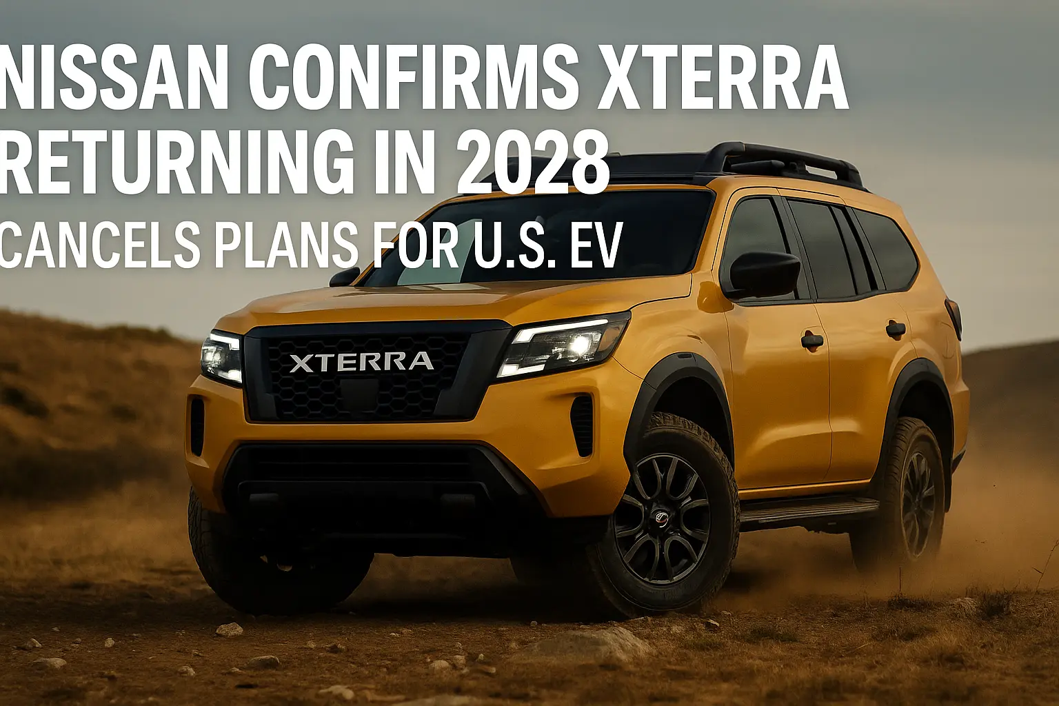 Nissan Confirms Xterra Returning in 2028, Cancels Plans for U.S. EV