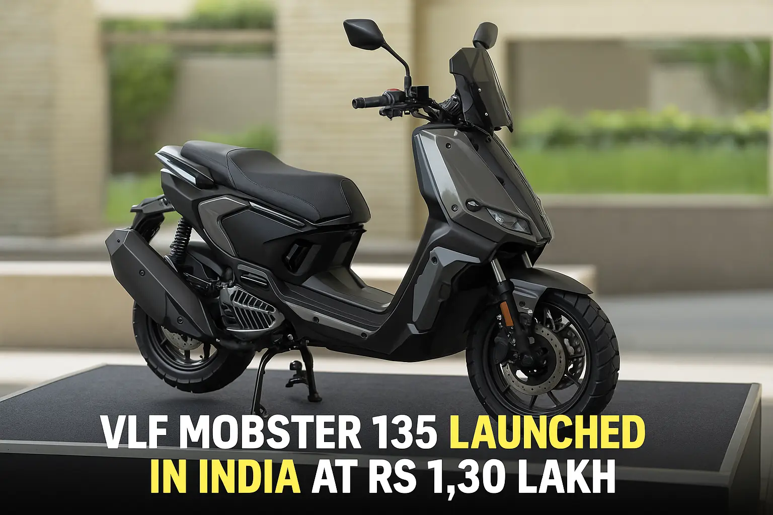 VLF Mobster 135 Launched In India At ₹1.30 Lakh